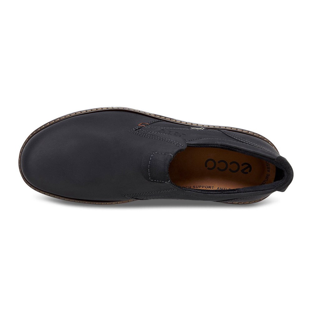 Slip On Hombre - ECCO Turn Shoes - Negros - TGS174598